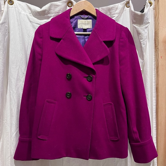 Banana Republic Pink wool swing coat - Picture 1 of 6